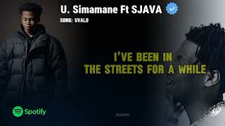 Usimamane  Uvalo feat Sjava lyrics [upl. by Howenstein]