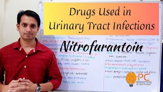 Drugs Used in Urinary Tract infections Part 1 Nitrofurantoin Pharmacology  Urinary Antiseptics [upl. by Airehc]