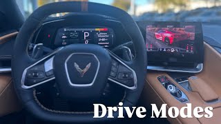 Different Drive modes on Your C8 Corvette [upl. by Ina]