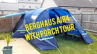 Berghaus Air4 and Porch ReviewTour [upl. by Odlonra]