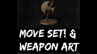 Dark Souls III Crescent Axe Move Set [upl. by Worth]