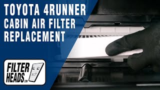 How to Replace Cabin Air Filter 2023 Toyota 4Runner AQ1102 [upl. by Ragland]