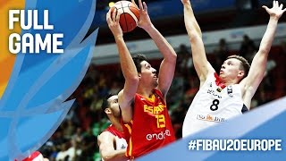 Germany v Spain  Full Game  Semi Final  FIBA U20 European Championship 2016 [upl. by Nona]