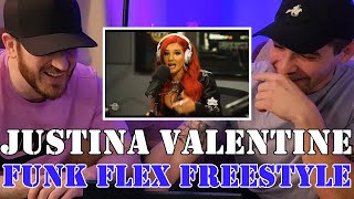 Nicks First Time Hearing Justina Valentine  Funk Flex Freestyle  Reaction [upl. by Giardap]