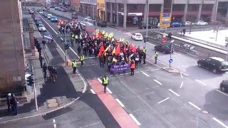 quotSchluss mit dem Krieg in Kurdistanquot  Demo in Nürnberg [upl. by Nialb]