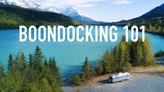 Boondocking 101  A Guide to Free Camping in Your RV [upl. by Ylellan293]