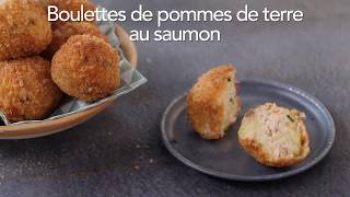 Boulettes de pommes de terre au saumon [upl. by Aihsital]