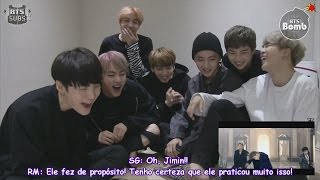 Bangtan Bomb BTS reagindo ao próprio MV de quotBlood Sweat amp Tearsquot [upl. by Jolie]