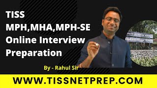 TISS  MHAMPHMPHSE Online Personal Interview  Online Assessment [upl. by Mcbride]