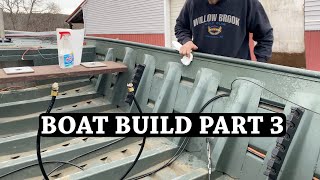 BOWFISHING BUILD PART 3 Console amp Floor Prep LED Strip Lights [upl. by Letha]