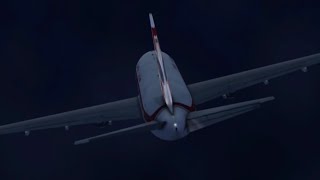 EgyptAir Flight 990  Crash Animation [upl. by Arres]