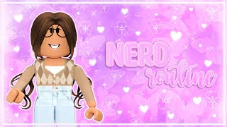 Nerd daily routine  Livetopia RP  Roblox [upl. by Gnues]