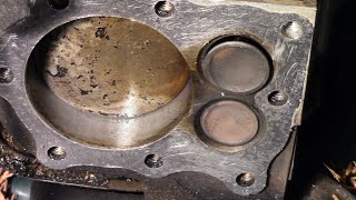 low compression small engine valve lapping [upl. by Marven]