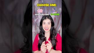 You Have To Choose Between 10 Crore Rupees Or Know Everything🤫 shorts youtubeshorts funny [upl. by Deys]