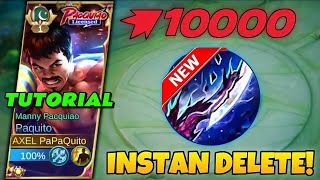 NEW ITEM FOR PAQUITO TO DELETE 1 HIT ENEMIES  PAQUITO BEST BUILD 2024  MLBB [upl. by Daile117]