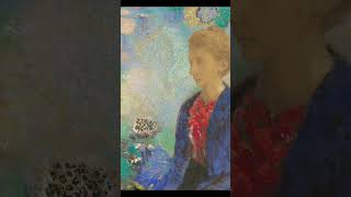 a1725 Odilon Redon French 18401916 shorts art painting classical publicdomain [upl. by Lebaron]