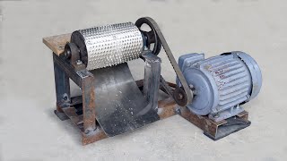 Making a Coconut Scraper Machine  Very Powerful [upl. by Ellitnahc]