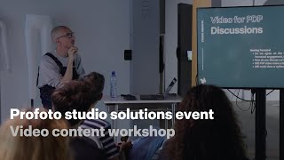 Studio solutions event Video content workshop [upl. by Goddard]