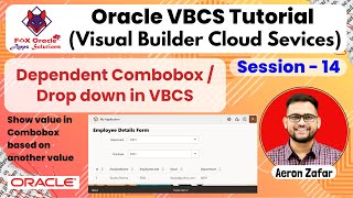 14 Dependent Combobox in VBCS  How to create dependent combobox in vbcs  VBCS tutorial [upl. by Baily]