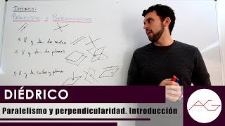 Diédrico Paralelismo y perpendicularidad Introducción [upl. by Ferino]