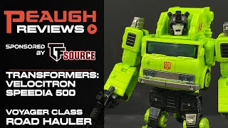 Video Review Transformers Velocitron Speedia 500  Voyager ROAD HAULER [upl. by Lovash]