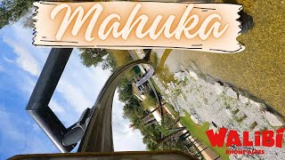 MAHUKA ON RIDE WALIBI RHONEALPES NOUVEAUTE 2024  PREMIER SINGLE RAIL EN EUROPE 🎢 [upl. by Nelra]