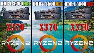 3800MHz vs 3600MHz vs 3200MHz on X370 Which RAM Is The Best for AMD Ryzen 5 3600 [upl. by Aicilic]