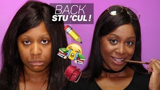 BACK TO SCHOOL 2017 ITA  PRIMO GIORNO DI LICEO SCUOLE MEDIE  SUPERIORI BEAUTY ROUTINE amp TUTORIAL ♡ [upl. by Colan410]