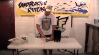 Loading Bait Molds For Sand Blaster Bait Caster [upl. by Shaun984]