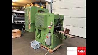 Kugler 341 2 automatic wire o punching machine for sale Gab Supplies Ltd 1985 [upl. by Tegdirb631]