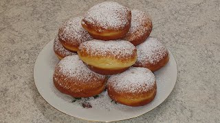 Berliner Pfannkuchen  Einfach lecker selbstgemacht 13 [upl. by Ellennad]