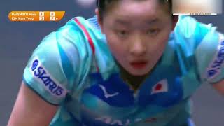 Miwa Harimoto vs Kim Kum Yong  WS FINAL  2024 Asian Championships [upl. by Aldos]