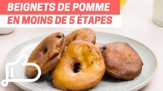 Recette Facile  Beignets de Pomme de Mon Papi 🍏🍩 [upl. by Aikkin]