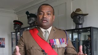 Johnson Beharry VC Interviewed at the Army Cadet Museum [upl. by Je676]