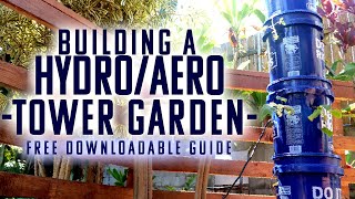 How To Build A More Productive Hydroponic Tower Garden  My Long Awaited DIY Bucket Aeroponic Tower [upl. by Ytteb]