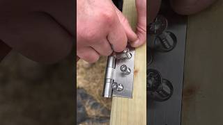 How To Install Door Hinges asmr shorts [upl. by Kakalina803]