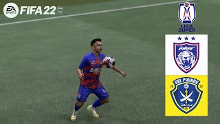 FIFA 22 LIGA SUPER MALAYSIA  Johor Darul Tazim vs Sri Pahang Full Match Malaysia [upl. by Arodasi]