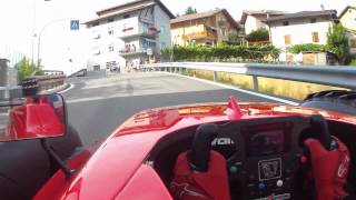 Onboard with David Hauser Wolf GB08 F1  Trento Bondone Practice 2014 [upl. by Ahtnicaj264]