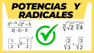 Simplifica Potencias y Radicales Paso a Paso  Ejercicios Resueltos y Propiedades begoprofe [upl. by Lennad]