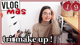 VLOGMAS 19 • Gros TRI MAKE UP [upl. by Nilhtac451]