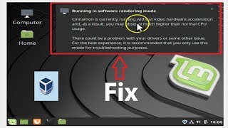 How to Fix Running in Software Rendering Mode in Linux Mint 191 Cinnamon on VirtualBox [upl. by Akinohs]