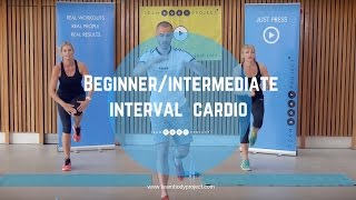 Beginnerintermediate interval cardio workout  Cardio starter 2 [upl. by Innavoj]