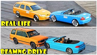 Crash test  Beamng drive vs Real life 9 [upl. by Jennette]