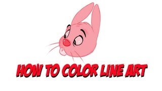 Sketchbook Pro Tutorial  How to Color Line Art [upl. by Sayres]