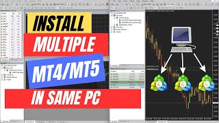 How to Install Multiple MT4MT5 Terminals on the Same PC 2023 Update  Very easy to setup [upl. by Atrahc52]