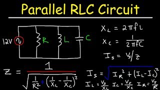 Parallel RLC Circuit Example Problem [upl. by Vaios169]