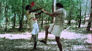 Sakalakala Vallavan  Tamil Movie  Scenes  Clips  Comedy  Kamal Hassan stick fight [upl. by Felicdad387]