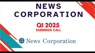 News Corporation NWSA Q1 2025 Earnings Call [upl. by Nedda]