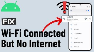 FIXED WiFi Connected But No Internet Access on Android [upl. by Mccurdy552]