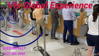 VFS global delhi real experience  Full process explained in Hindi Study in Uk 🇬🇧 [upl. by Yblocaj814]